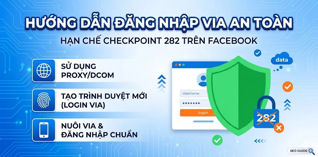 Giao diện màn hình lỗi Checkpoint 282 trên Facebook yêu cầu xác minh danh tính ảnh chụp khuôn mặt