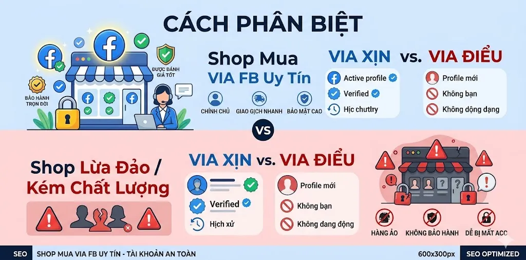 Cách nhận diện và kiểm tra thông tin Via Việt Cổ trên máy tính