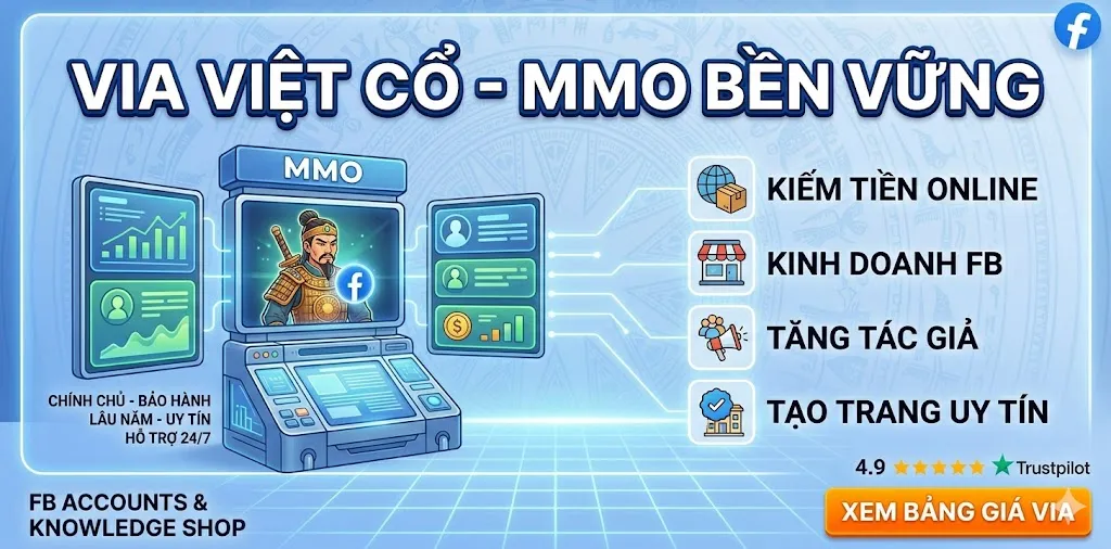 So sánh độ tin cậy Trust Score giữa Via Việt Cổ và Via Việt Nuôi trong hệ thống quảng cáo Meta