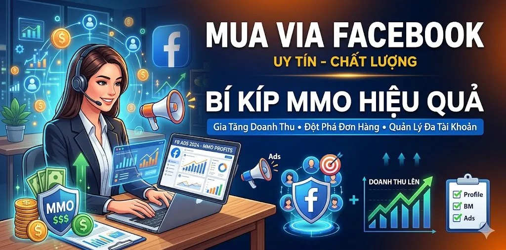 Bảng giá mua via Facebook cập nhật tháng 7/2026 tại acc2fa.vn