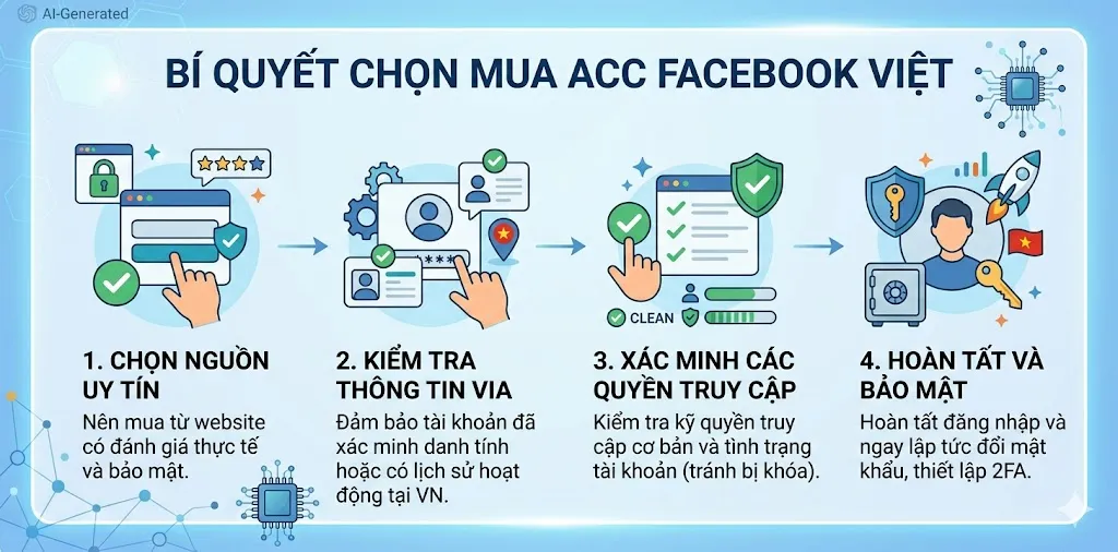 Mã bảo mật 2FA và định dạng thông tin chuẩn khi mua bán tài khoản facebook để tránh bị khóa