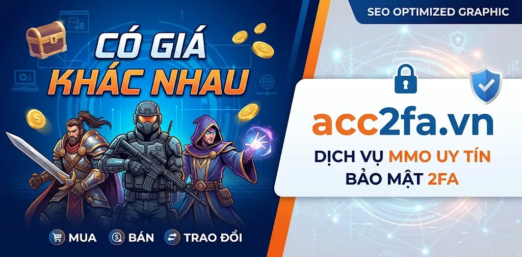 Các yếu tố quyết định giá via Facebook: tuổi nick, trust score, bạn bè, tương tác, xác minh danh tính