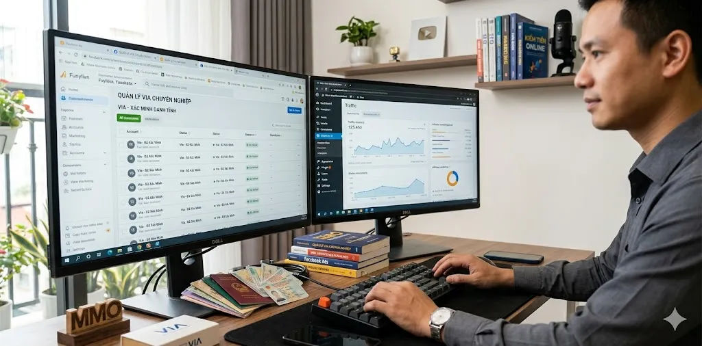 Hệ thống mua via facebook uy tín bảo hành 1 đổi 1 tại acc2fa.vn
